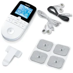 Beurer Pain Relief Products With Reliable German Technology (Digital TENS EMS EM49), White