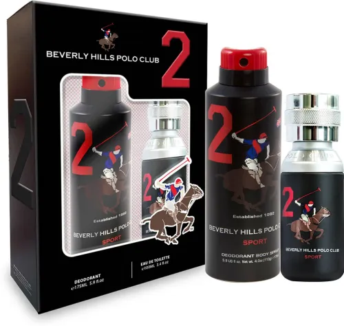 Image of Beverly Hills Polo Club Sport No.2 Gift Set (EDT 100ml + Deo 175ml)