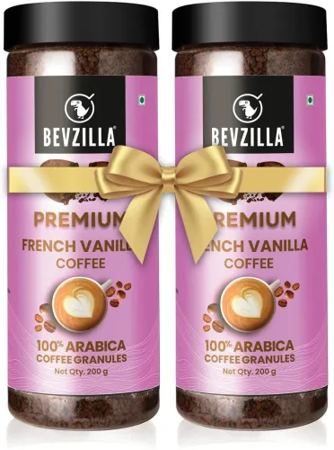 Image of Bevzilla Vanilla Flavoured Instant Coffee  (2 x 200 g)