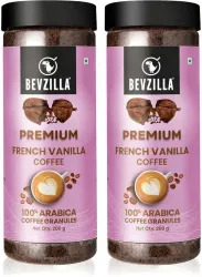 Bevzilla 200 Gram x 2 Vanilla Flavoured Instant Coffee Powder Instant Coffee (2 x 200 g, Vanilla Flavoured)