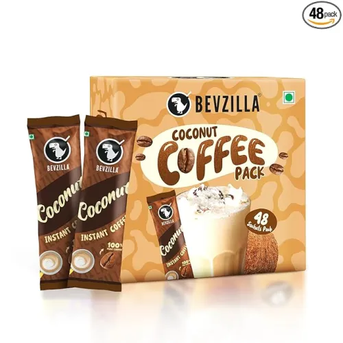 Image of Bevzilla 48 Instant Coffee Powder Sachets 48 Cups