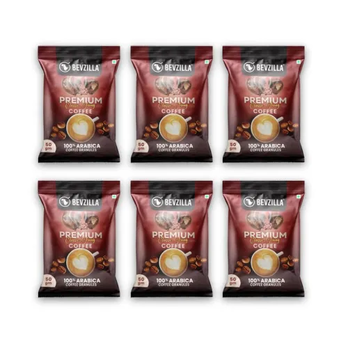 Image of Bevzilla 6X50g Classic Strong Coffee Powder