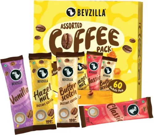 Image of Bevzilla Assorted Instant Coffee Powder - 60 Sachets