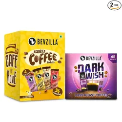 Bevzilla Assorted Instant Coffee Sachets (144 pcs)