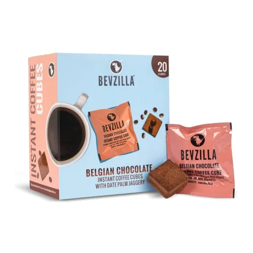Image of Bevzilla Belgian Chocolate Instant Coffee Cubes Pack-20