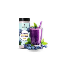 Bevzilla Blueberry Instant Iced Tea Mix - 400 Grams | Perfect For Summers| Refreshing| Premix Powder