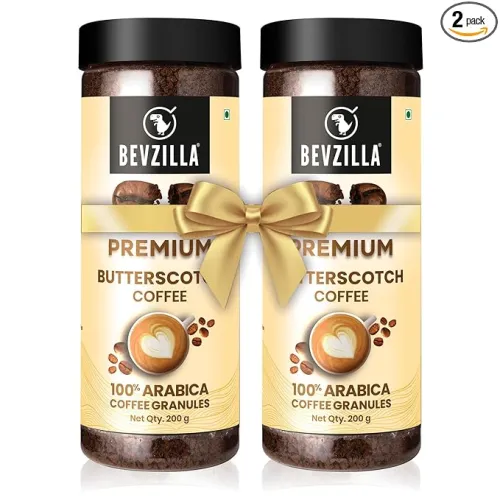 Image of Bevzilla Butterscotch Instant Coffee Powder 200g * Pack of 2