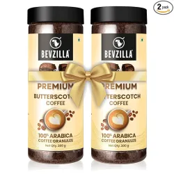 Bevzilla Butterscotch Instant Coffee Powder 200g * Pack of 2