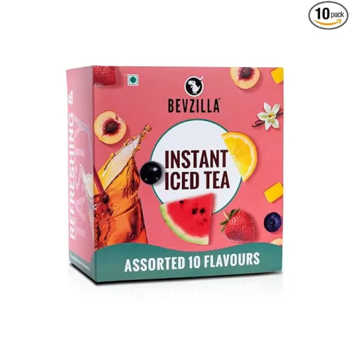 Image of Bevzilla Iced Tea Powder Sachets 30g x10 – 10 Flavours