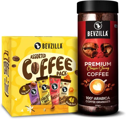 Image of Bevzilla Instant Coffee Pack (200g + 48 Sachets)
