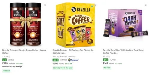 Image of Bevzilla Premium Classic Strong Coffee mInimum 70% Discount