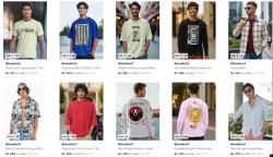 Bewakoof Mens TShirt upto 86% Discount