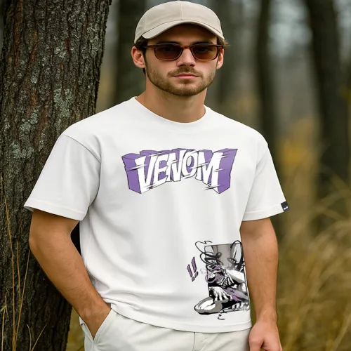 Image of Bewakoof Men Printed Oversized T-shirt