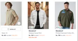 Bewakoof Mens Shirt Upto 76% Discounts 