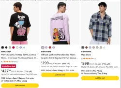 Bewakoof Mens Tshirts Minimum 70% Off