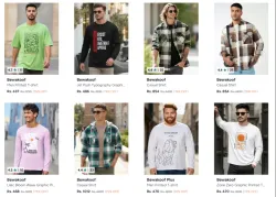 Bewakoof Men's Cloths Up to 79% Discount
