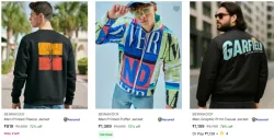 Bewakoof Mens Jackets Upto 79% Off