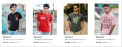 Bewakoof Mens Tshirts upto 86% Discount