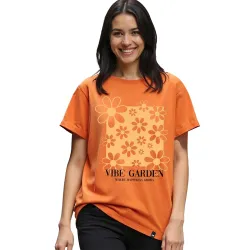 Bewakoof Women's Graphic Printed 100% Cotton T-Shirt - Boyfriend Fit, Round Neck, Half Sleeve Relaxed Fit