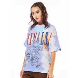 Bewakoof Womens Graphic Print Oversized Fit T-Shirt