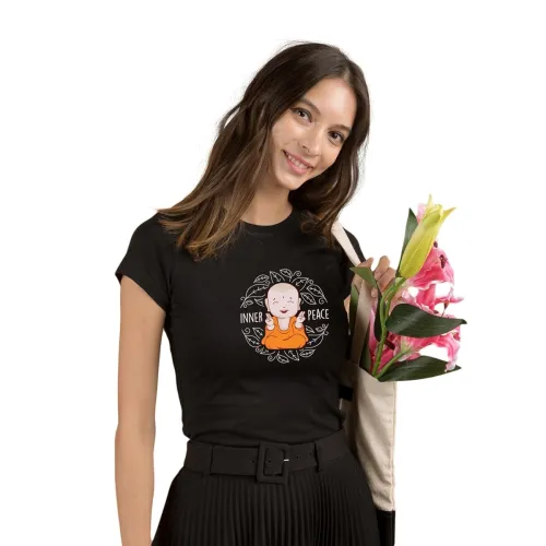 Image of Bewakoof Women's Graphic Printed 100% Cotton T-Shirt