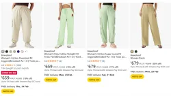 Bewakoof womens jeans minimum 78% discount 