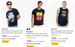 Bewkoof Men Clothes Starting @ ₹276
