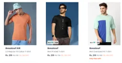Bewkoof Men T-shirt Starting @ ₹299