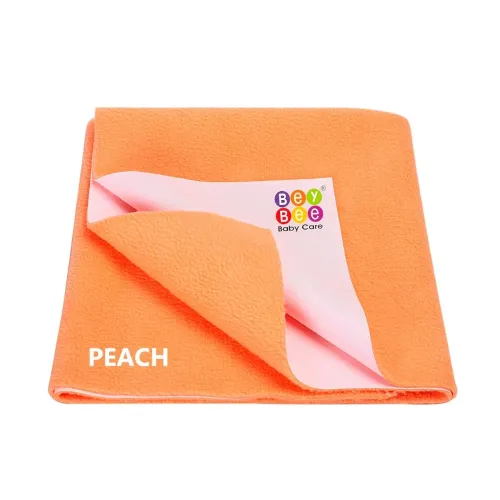 Image of Bey Bee Waterproof Bed Protector Dry Sheet Gifts Pack, Salmon Rose/Pink/Peach