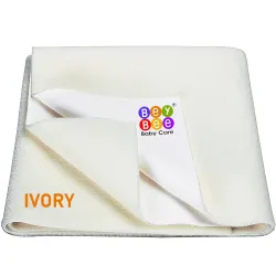 BeyBee Dry Sheet Small (Small (70cm X 50cm), Ivory)
