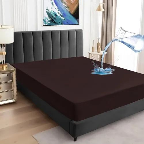 Image of BeyBee 100% Waterproof Interlock Mattress Protector | Breathable, Hypoallergenic, Washable & 2X Absorbency | Soft & Slim