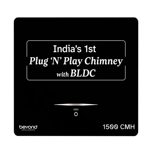 Image of Beyond Appliances Cube BLDC Plug N Play Ductless Kitchen Chimney | 1500 CMH