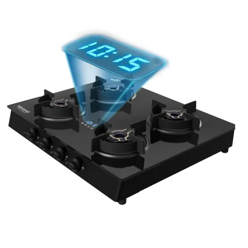 Image of Beyond Appliances Auriga Pro 4 Brass Burner Smart Gas Stove