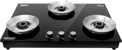 Beyond Appliances Quantum Pro 3 Burner Glass Automatic Gas Stove
