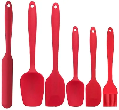 Image of BHAVI CREATION Silicone Spatula Sets of 6 Pcs