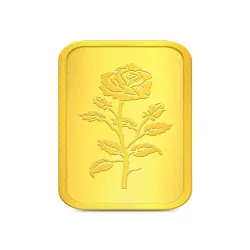 BHIMA Floral 24K 999 Purity Gold Bar 10 gram