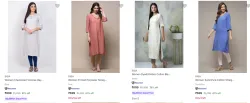 Biba Womens Kurtas upto 76% Discount