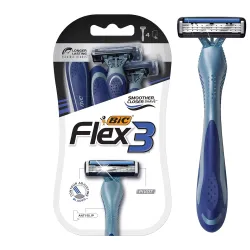 Bic Flex 3 Razors, 4 Count