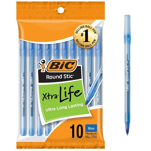 Image of BIC Round Stic Ball Pen, Po10