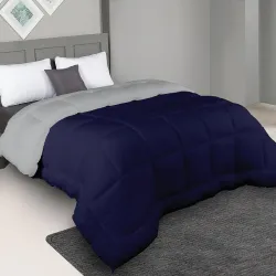 bien LIVING Plush Reversible Microfiber Comforter Double Bed