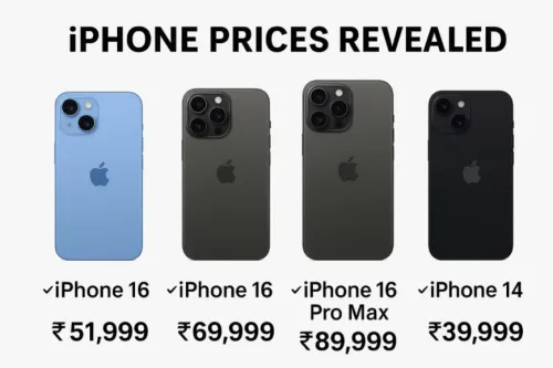 Image of ⚡Unbeatable iPhone Loot! iPhone 16 ab sirf ₹51,999 – Lowest Ever Price! ⚡