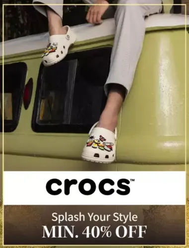 Image of Big Fashion Festival get Minimum 40% off on Top Brands Like CROCS 
