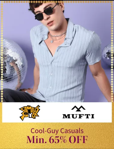 Image of ****Big Fashion Festival live now get Min. 65% off+ Extra 10% Off with Coupon and Bank Offers on CAMPUS SUTRA and MUFTI