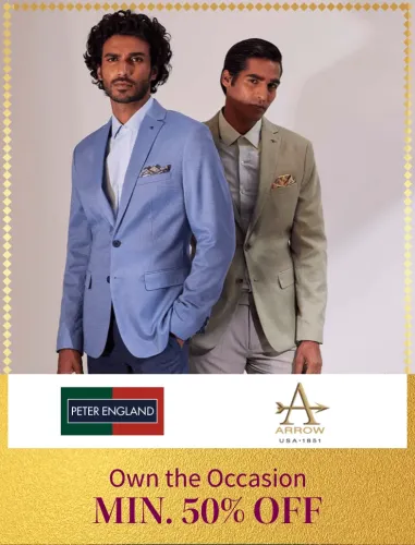 Image of Big Fashion Festival live now get Min. 50% off+ Extra 10% Off with Coupon and Bank Offers on RARE RABBIT 