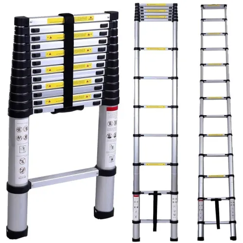 Image of Bigapple Aluminium Folding Step Ladder Portable and Compact (16.5 Feet (5 Meter))