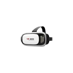 BIGASUO Virtual Reality Headset Glasses Anti-Radiation Adjustable Screen Headband 2022 for All Android (iOS) for All Smartphones,Phones with 2 Year Replacement Warranty (White + Black)