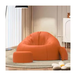 Biggie Bean Bag with Beans Filled 4XL Bean Bag Sofa with Free Cushion
