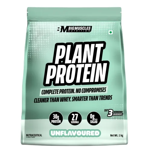 Image of Bigmuscles Nutrition Clean Plant Protein (1kg, Unflavoured)