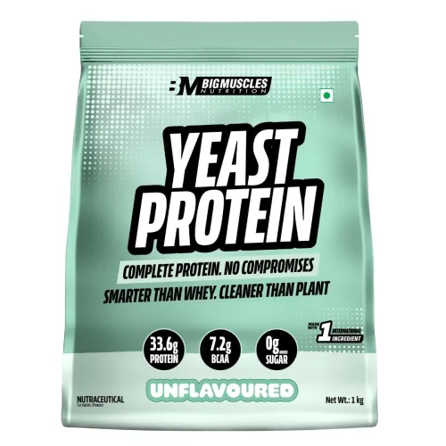 Image of Bigmuscles Nutrition Clean Yeast Protein Isolate (1kg, Unflavoured)