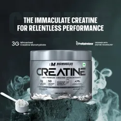 Bigmuscles Nutrition Creatine [155g, 50 Servings]|Mango Martini | Micronized Creatine Monohydrate To Support Lean Muscle